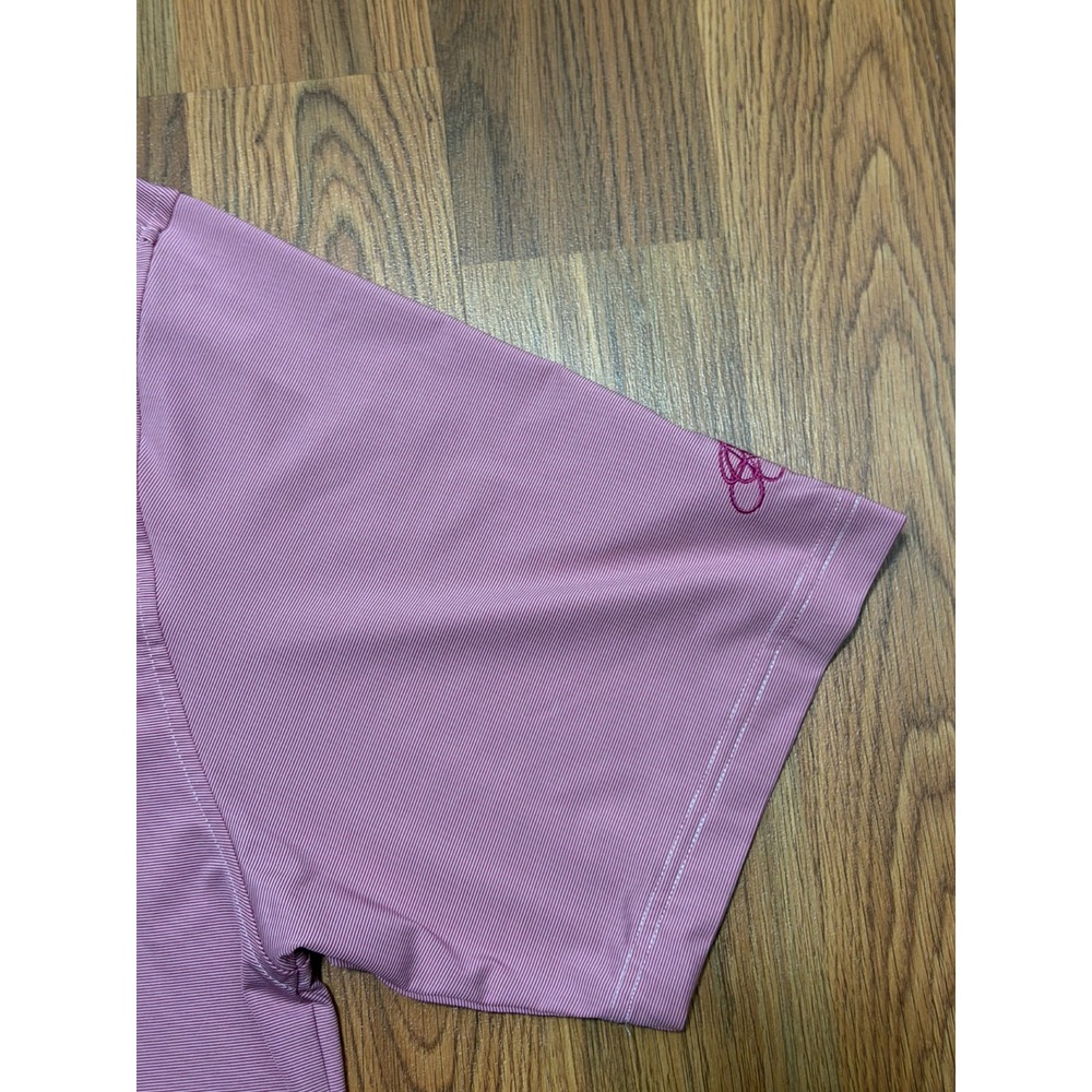 FootJoy Polo Mens Large Performance Golf Stretch Pink Embroidered Logo - Picture 9 of 12